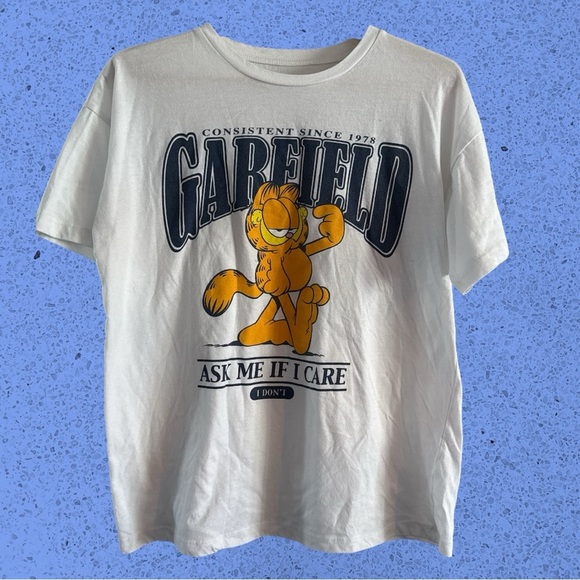 Vintage Tops - Vintage Garfield Graphic T-Shirt